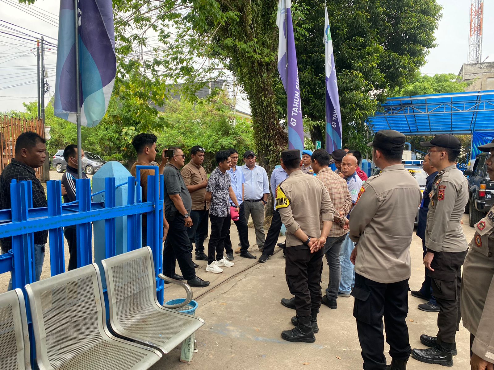 SUCOFINDO Jambi Di Demo, Terkait PT Agri Yasa Abadi Pencairan 100% Namun Pekerjaan Belum Siap