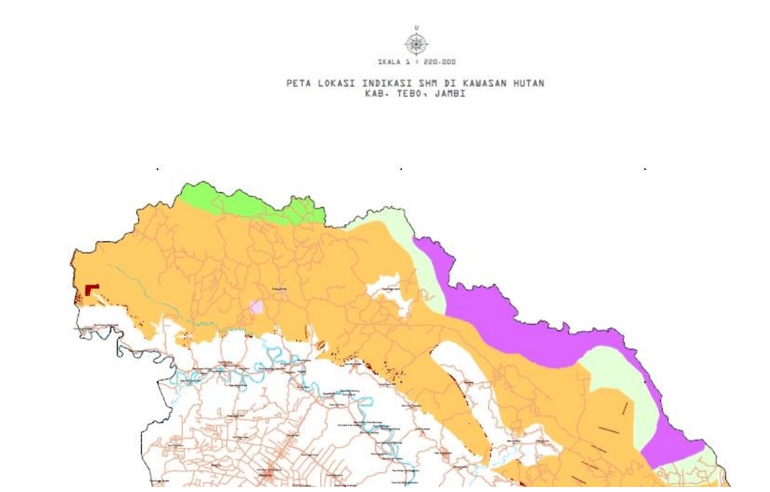 Ribuan Sertifikat Di Kabupaten Tebo Terindikasi Berada Di Kawasan Hutan